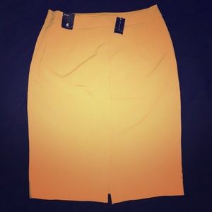 The Limited Mustard skirt